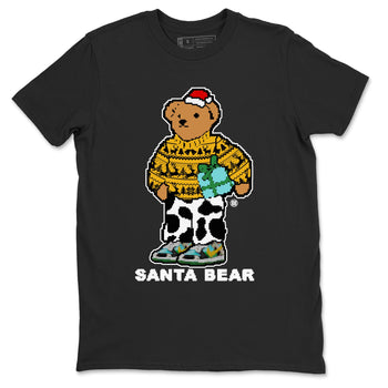 Dunk Chunky Dunky t shirts to match sneakers Santa Bear Christmas Shirts Dunk Chunky Dunky shirt SNRT Sneaker Tees unisex cotton Black 2 shirts