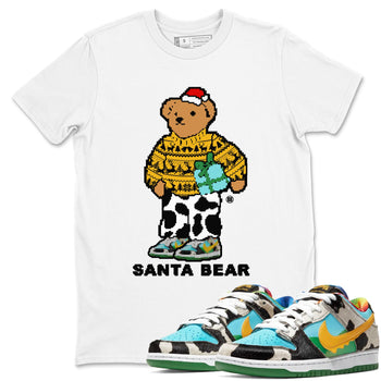Dunk Chunky Dunky t shirts to match sneakers Santa Bear Christmas Shirts Dunk Chunky Dunky shirt SNRT Sneaker Tees unisex cotton White 1 shirts