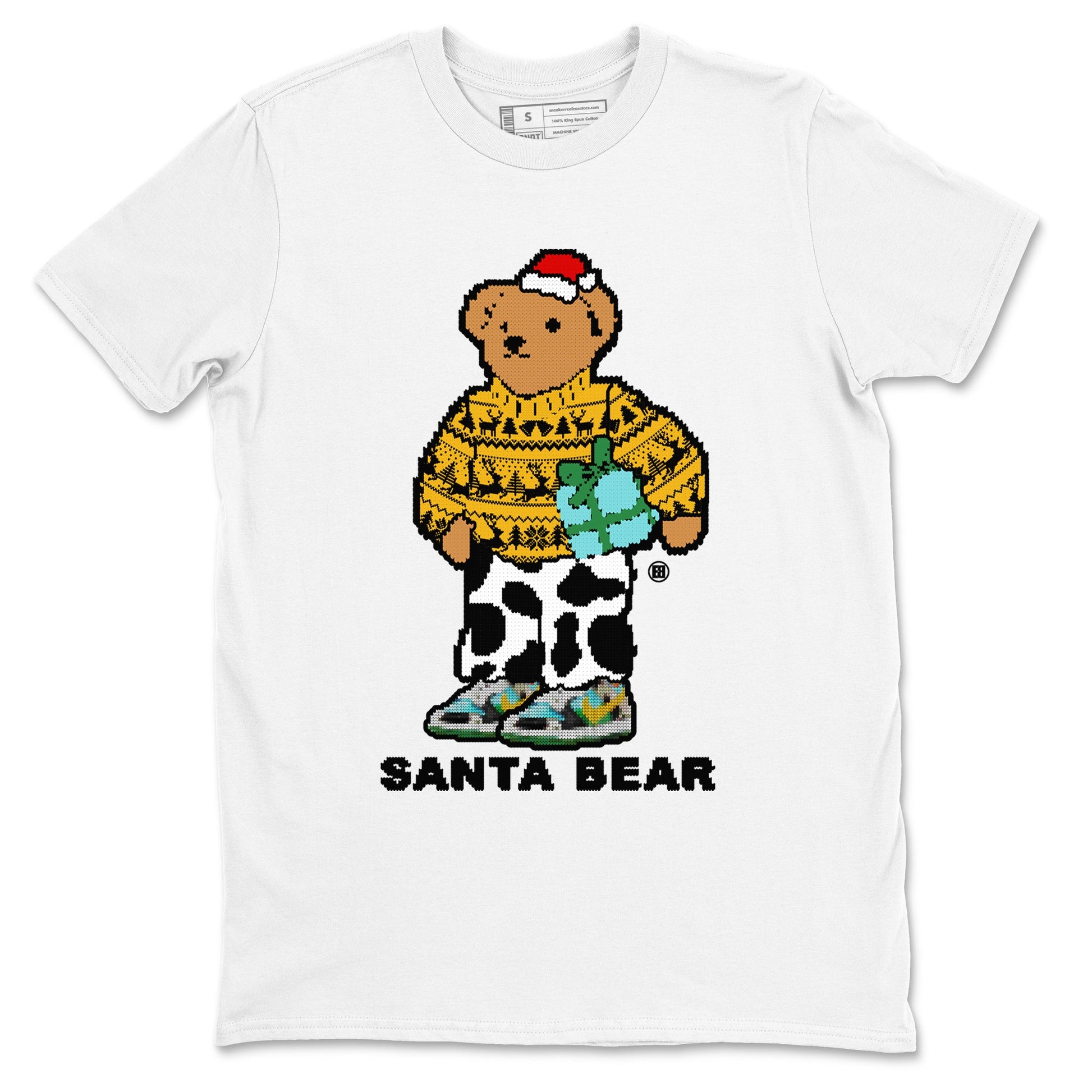 Dunk Chunky Dunky t shirts to match sneakers Santa Bear Christmas Shirts Dunk Chunky Dunky shirt SNRT Sneaker Tees unisex cotton White 2 shirts