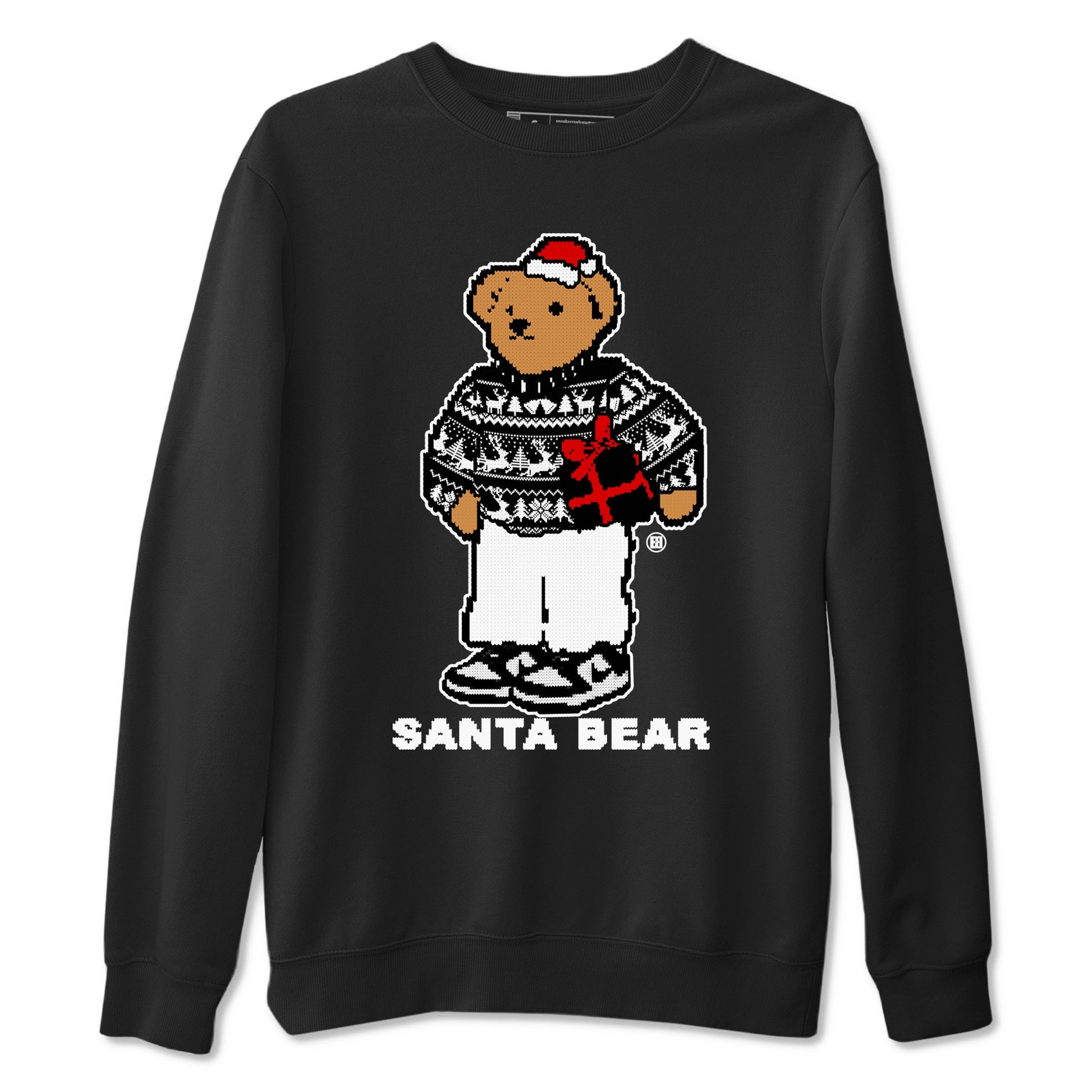 Dunk White Black t shirts to match sneakers Santa Bear Christmas Shirts Dunk Panda shirt SNRT Sneaker Tees unisex cotton Black 2 shirts