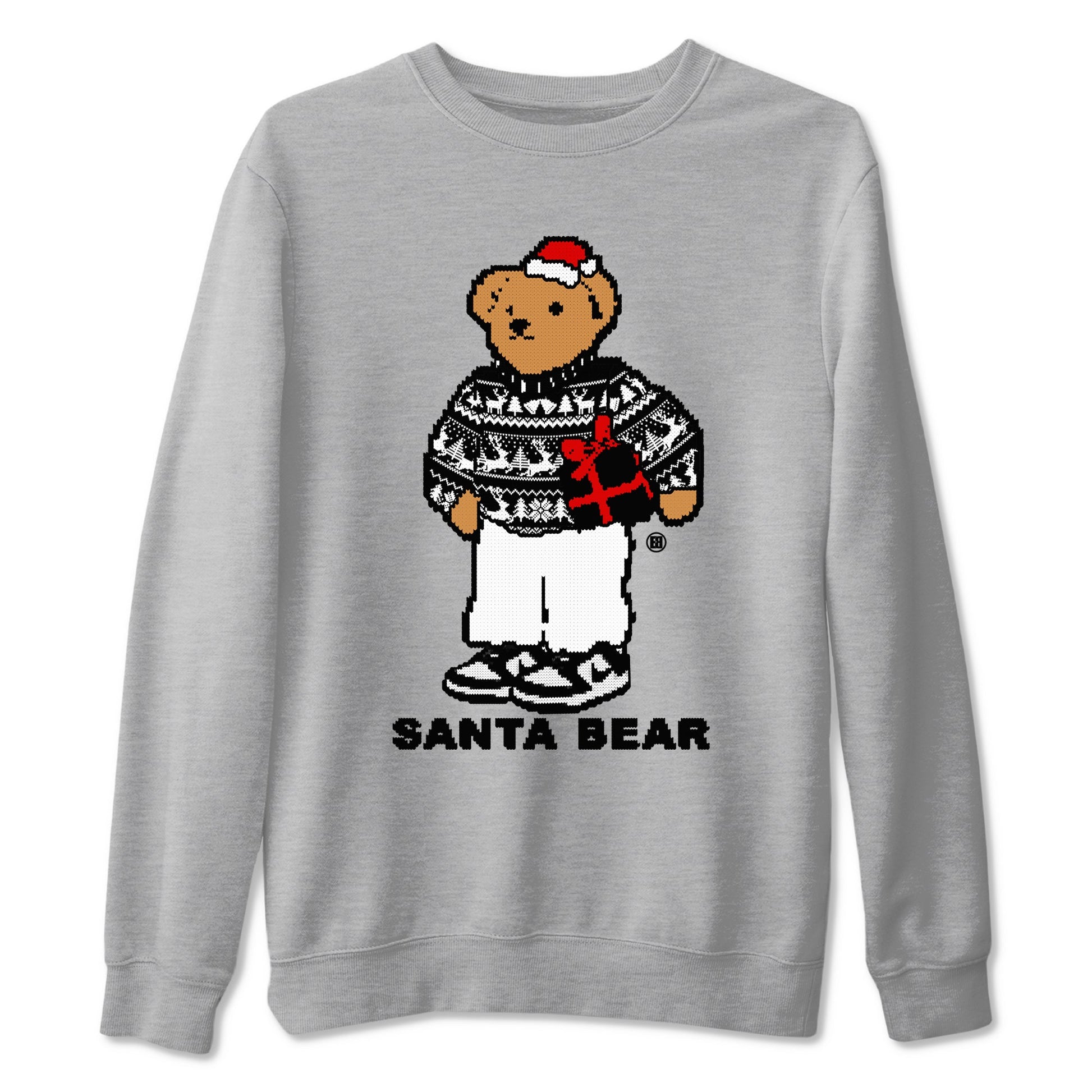 Dunk White Black t shirts to match sneakers Santa Bear Christmas Shirts Dunk Panda shirt SNRT Sneaker Tees unisex cotton Heather Grey 2 shirts
