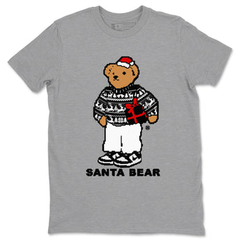 Dunk White Black t shirts to match sneakers Santa Bear Christmas Shirts Dunk Panda shirt SNRT Sneaker Tees unisex cotton Heather Grey 2 shirts