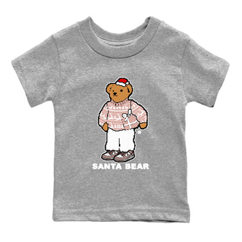 Dunk Rose Whisper t shirts to match sneakers Santa Bear Christmas Shirts Dunk Rose Whisper shirt SNRT Sneaker Tees Youth Baby Heather Grey 2 tee