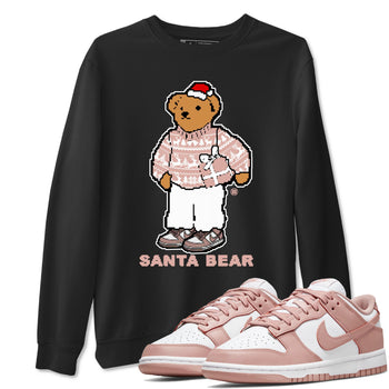 Dunk Rose Whisper t shirts to match sneakers Santa Bear Christmas Shirts Dunk Rose Whisper shirt SNRT Sneaker Tees unisex cotton Black 1 shirts