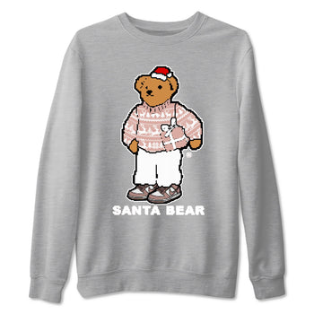 Dunk Rose Whisper t shirts to match sneakers Santa Bear Christmas Shirts Dunk Rose Whisper shirt SNRT Sneaker Tees unisex cotton Heather Grey 2 shirts