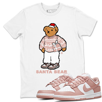 Dunk Rose Whisper t shirts to match sneakers Santa Bear Christmas Shirts Dunk Rose Whisper shirt SNRT Sneaker Tees unisex cotton White 1 shirts