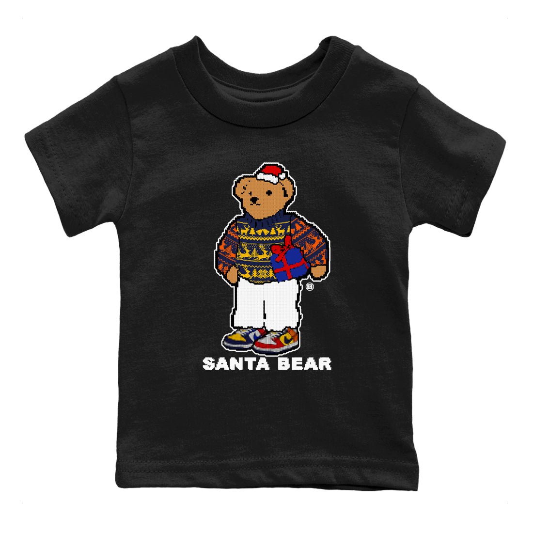 Dunk What The t shirts to match sneakers Santa Bear Christmas Shirts Dunk Low CO.JP What The shirt SNRT Sneaker Tees Youth Baby Black 2 tee