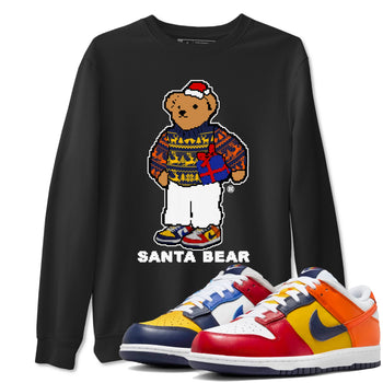 Dunk What The t shirts to match sneakers Santa Bear Christmas Shirts Dunk Low CO.JP What The shirt SNRT Sneaker Tees unisex cotton Black 1 shirts