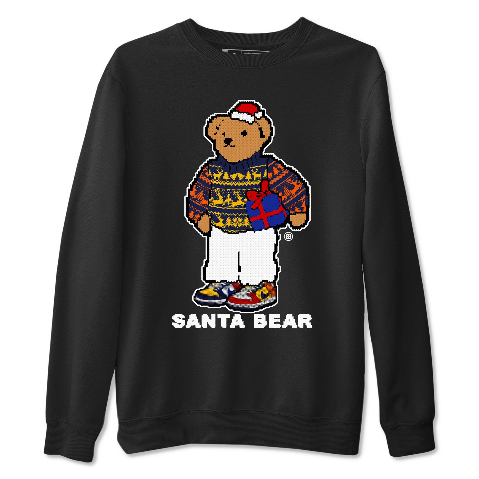 Dunk What The t shirts to match sneakers Santa Bear Christmas Shirts Dunk Low CO.JP What The shirt SNRT Sneaker Tees unisex cotton Black 2 shirts