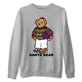 Dunk What The t shirts to match sneakers Santa Bear Christmas Shirts Dunk Low CO.JP What The shirt SNRT Sneaker Tees unisex cotton Heather Grey 2 shirts