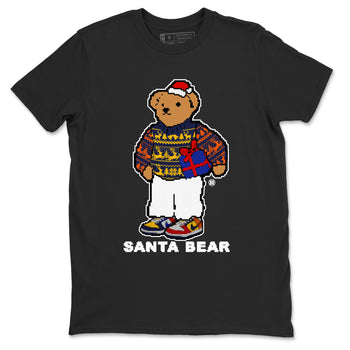 Dunk What The t shirts to match sneakers Santa Bear Christmas Shirts Dunk Low CO.JP What The shirt SNRT Sneaker Tees unisex cotton Black 2 shirts