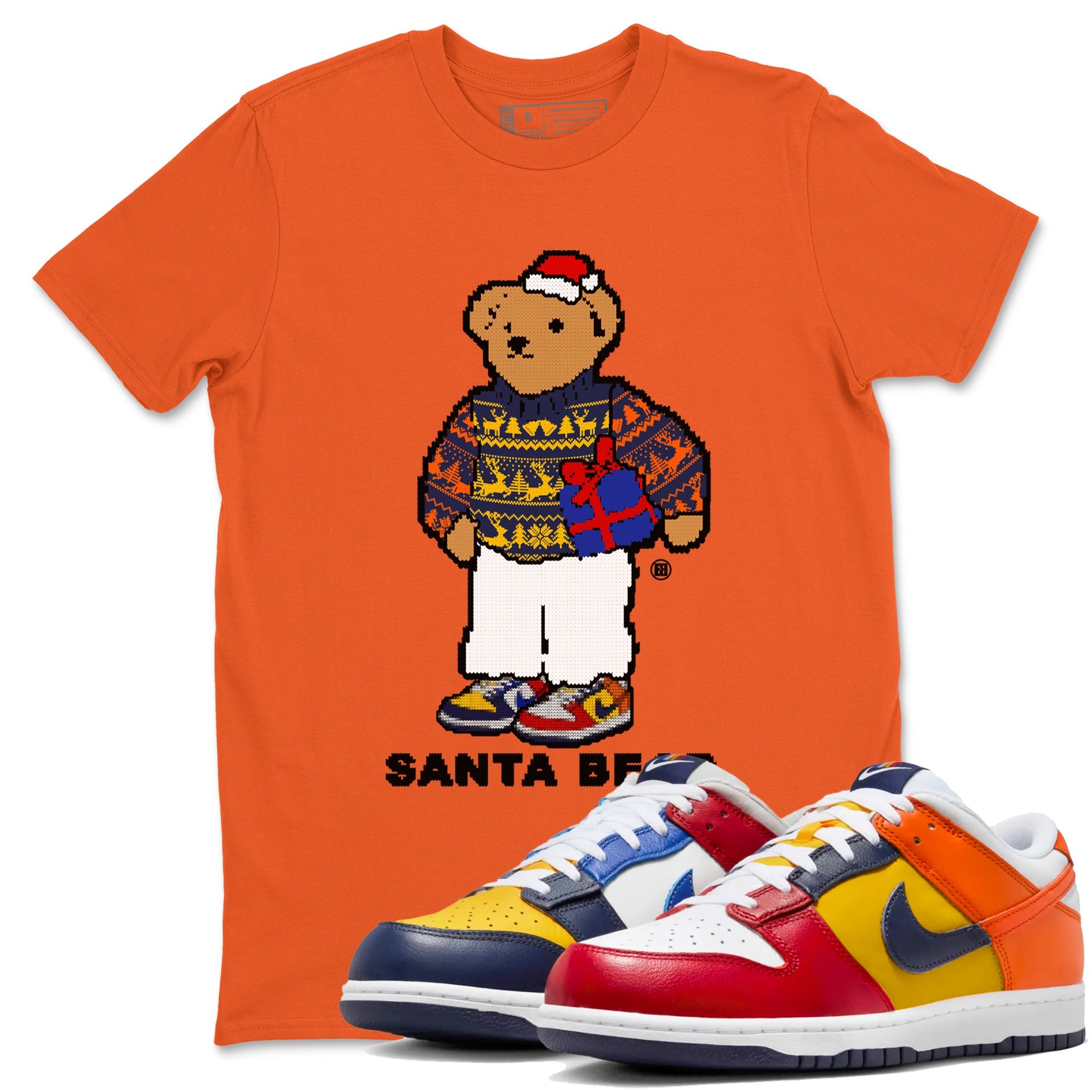 Dunk What The t shirts to match sneakers Santa Bear Christmas Shirts Dunk Low CO.JP What The shirt SNRT Sneaker Tees unisex cotton Old Gold 1 shirts