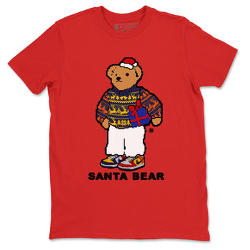 Dunk What The t shirts to match sneakers Santa Bear Christmas Shirts Dunk Low CO.JP What The shirt SNRT Sneaker Tees unisex cotton Red 2 shirts