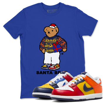 Dunk What The t shirts to match sneakers Santa Bear Christmas Shirts Dunk Low CO.JP What The shirt SNRT Sneaker Tees unisex cotton Royal Blue 1 shirts