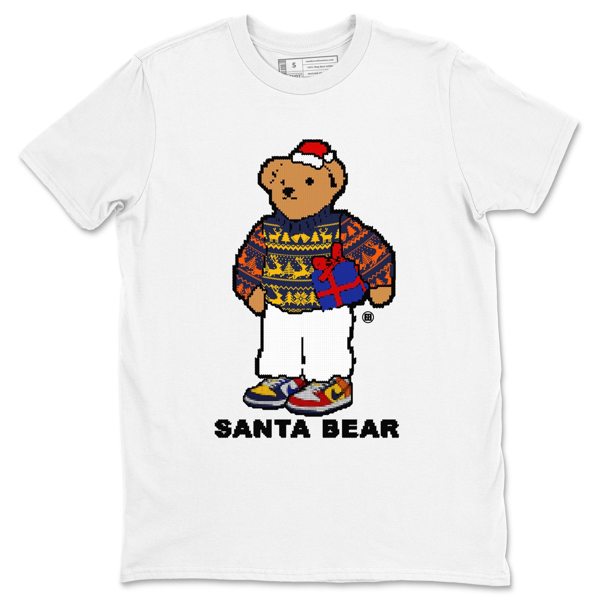 Dunk What The t shirts to match sneakers Santa Bear Christmas Shirts Dunk Low CO.JP What The shirt SNRT Sneaker Tees unisex cotton White 2 shirts