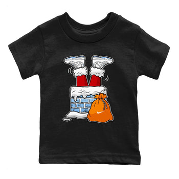 AJ11 Retro Legend Blue shirts to match jordans Santa Stuck In Chimney best t shirts to wear with jordans 11s Legend Blue match shoes to clothes SNRT Sneaker Tees Youth Baby Black 2 tee