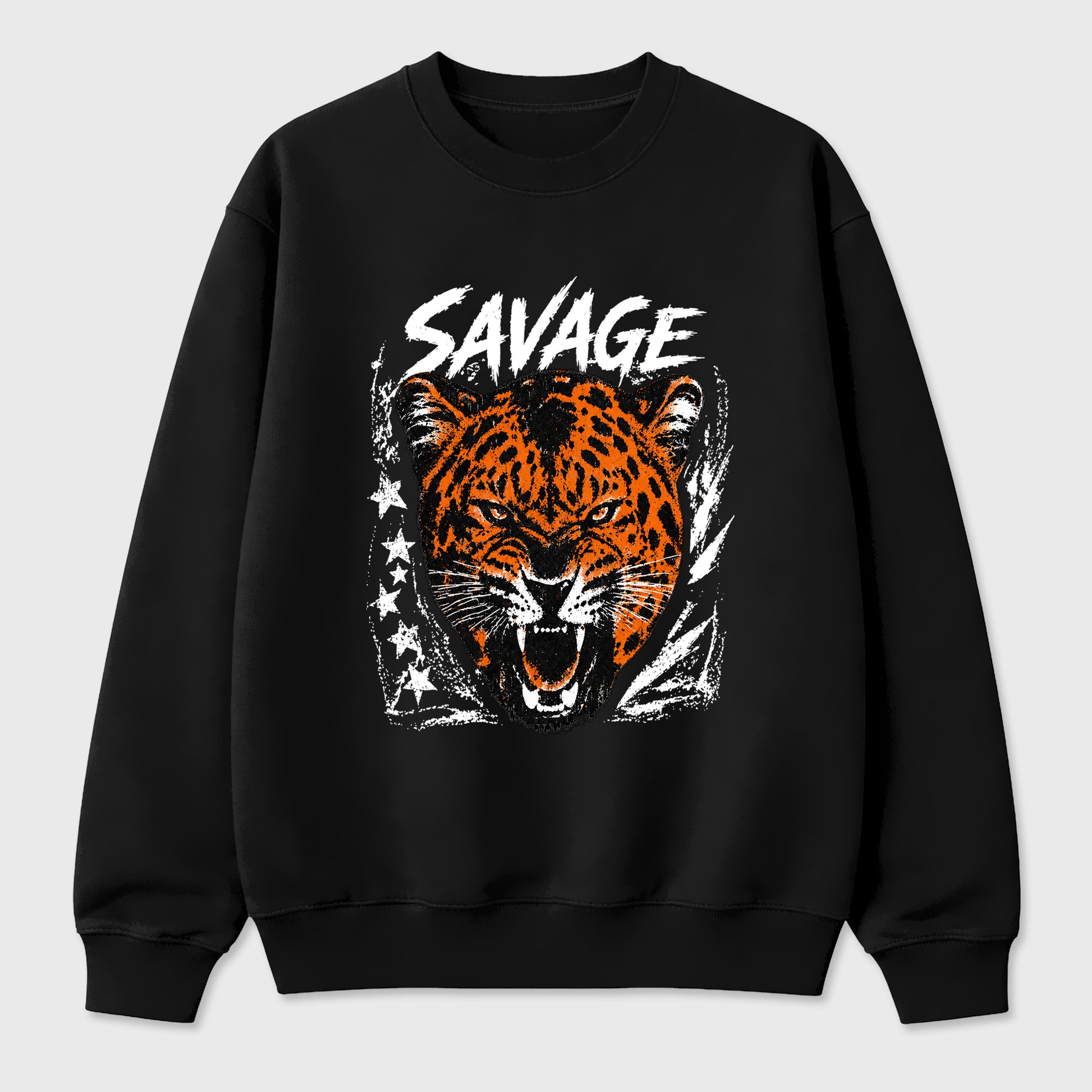 Sneaker match tees – Sneaker Tees To Match Air Jordan 3 Orange Citrus Shoes – Savage Tiger Tee Black 2