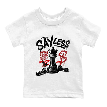 Sneaker match tees – Sneaker Tees To Match Air Foamposite Cough Drop Shoes – Say Less Kids T-Shirt White 2