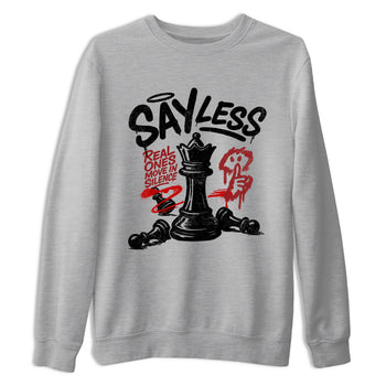 Sneaker match tees – Sneaker Tees To Match Air Foamposite Cough Drop Shoes – Say Less Tee Heather Grey 2