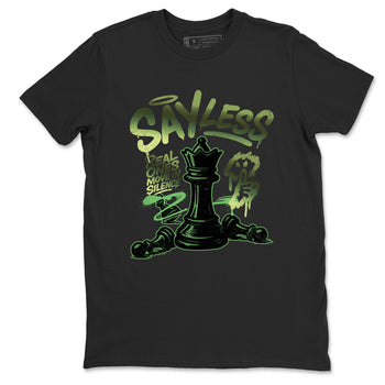 Best Christmas gifts for sneakerheads - Sneaker Tees To Match Air Foamposite One Pine Green Sneakers – Say Less Tee Black 2
