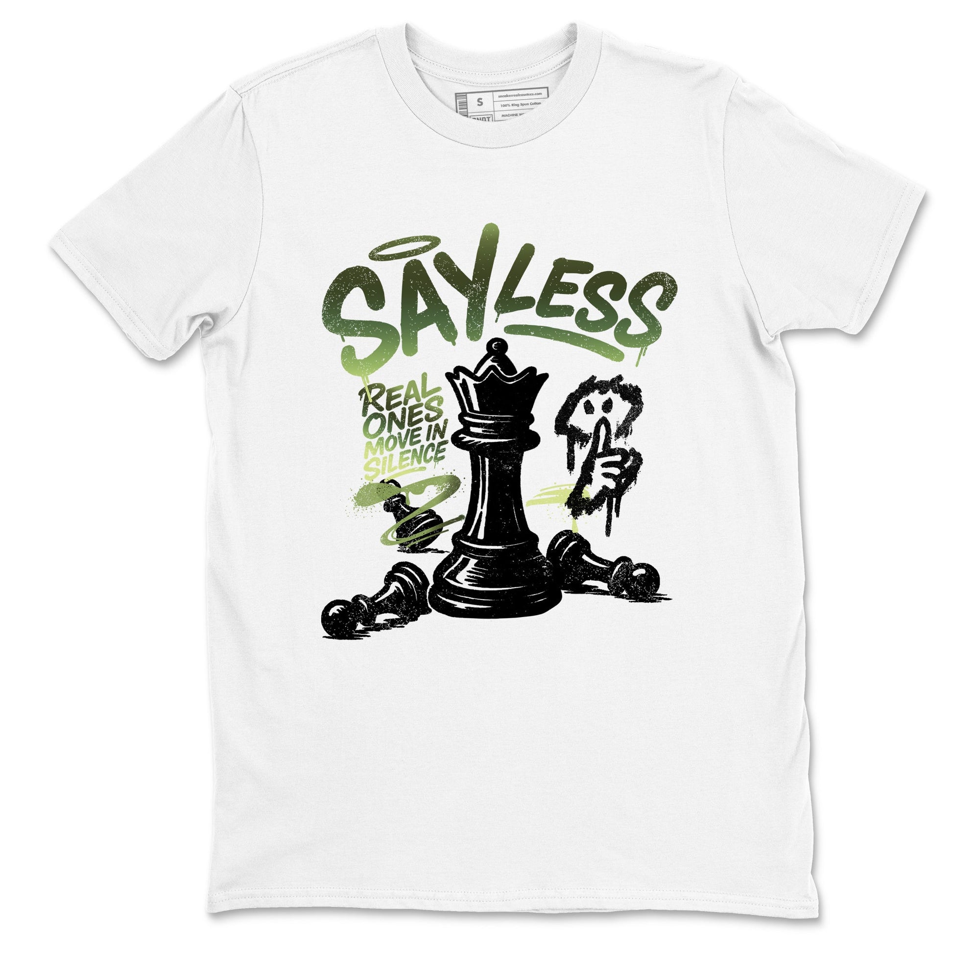 Best Christmas gifts for sneakerheads - Sneaker Tees To Match Air Foamposite One Pine Green Sneakers – Say Less Tee White 2