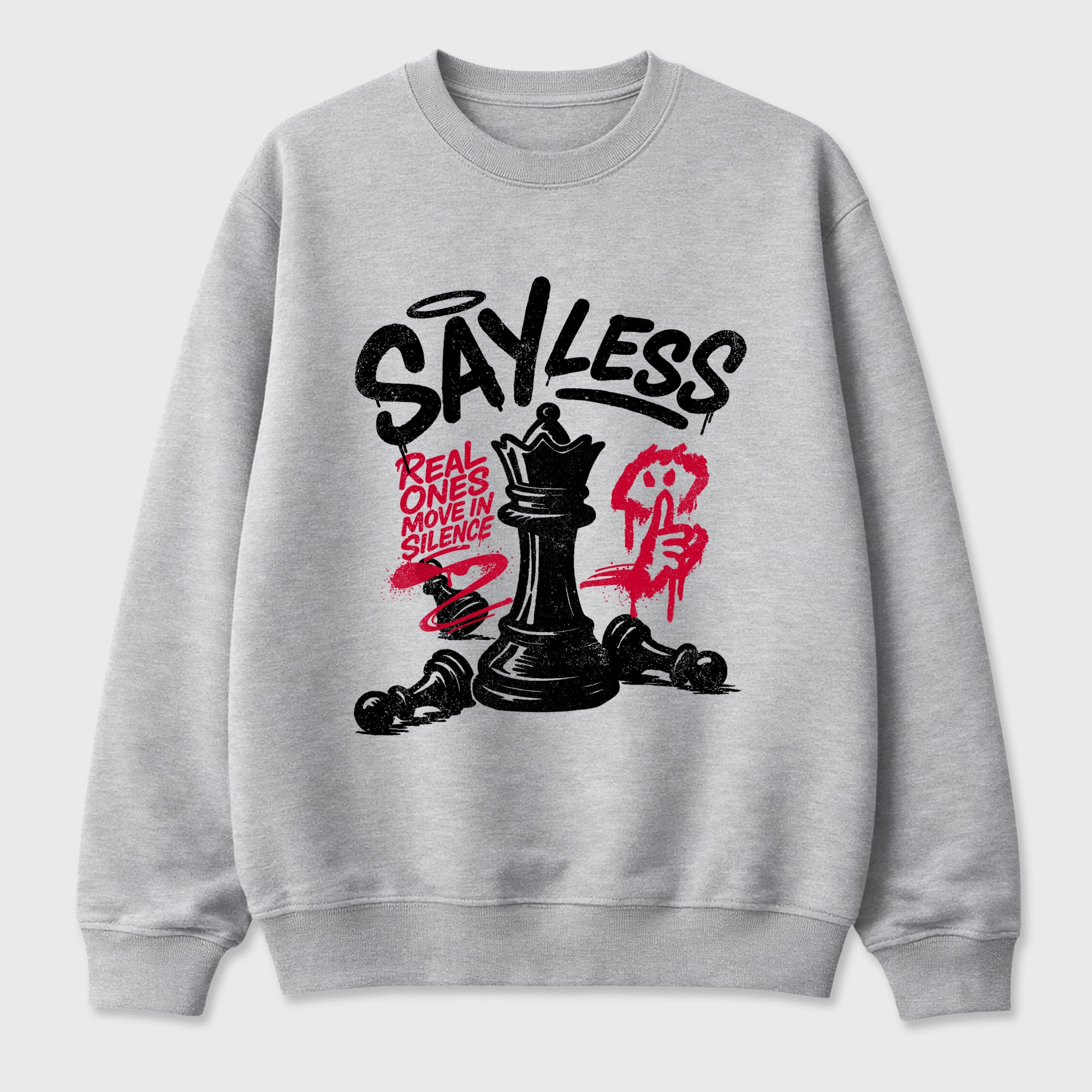 Sneaker match tees – Sneaker Tees To Match Air Jordan 1 Banned Shoes – Say Less Tee Heather Grey 2