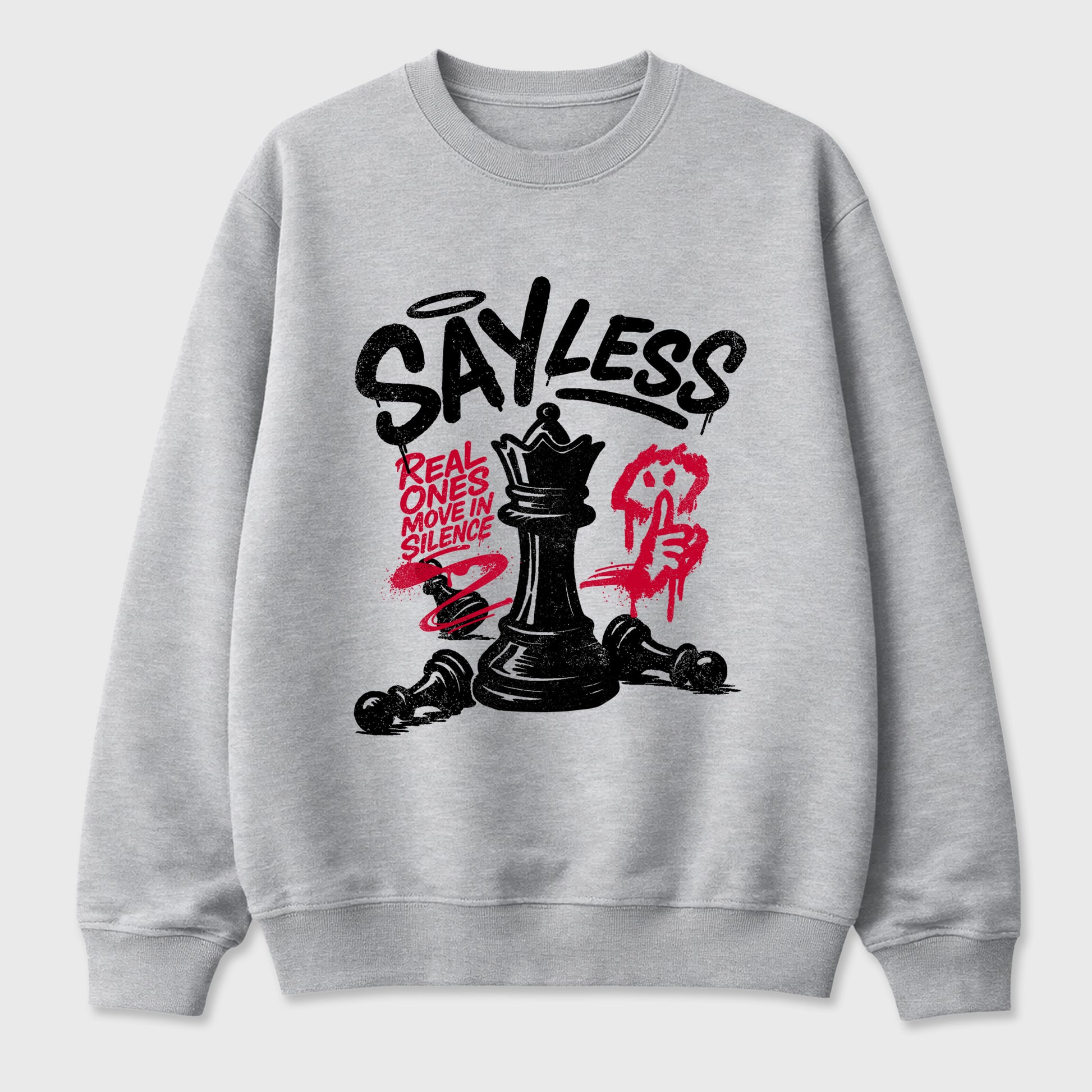 Sneaker match tees – Sneaker Tees To Match Air Jordan 1 Banned Shoes – Say Less Tee Heather Grey 2