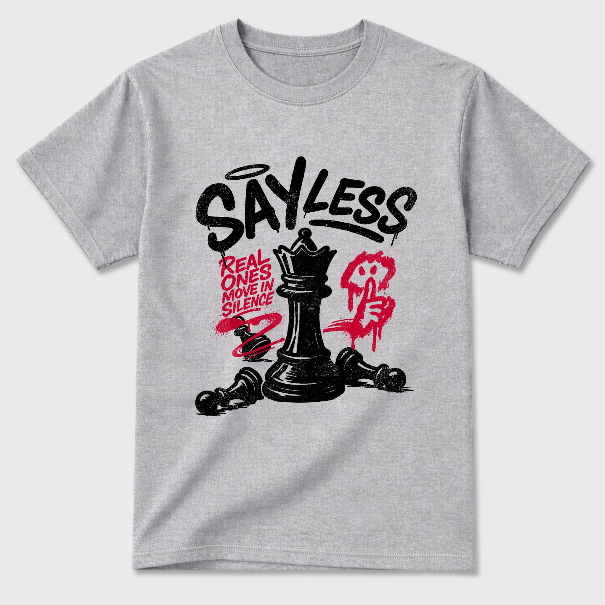 Sneaker match tees – Sneaker Tees To Match Air Jordan 1 Banned Shoes – Say Less Tee Heather Grey 2