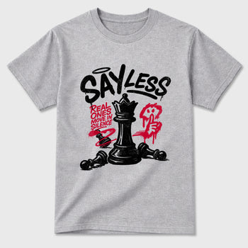 Sneaker match tees – Sneaker Tees To Match Air Jordan 1 Banned Shoes – Say Less Tee Heather Grey 2