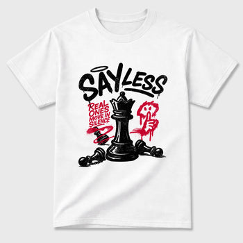 Sneaker match tees – Sneaker Tees To Match Air Jordan 1 Banned Shoes – Say Less Tee White 2