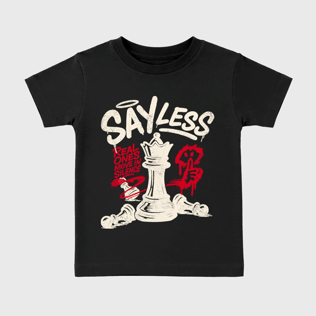 Sneaker match tees – Sneaker Tees To Match Air Jordan 1 Flight Club Shoes – Say Less Kids T-Shirt Black 2
