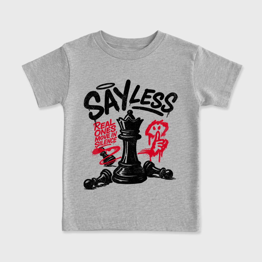 Sneaker match tees – Sneaker Tees To Match Air Jordan 1 Flight Club Shoes – Say Less Kids T-Shirt Heather Grey 2