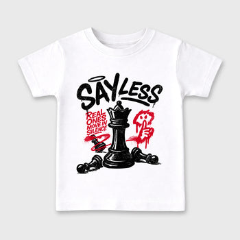 Sneaker match tees – Sneaker Tees To Match Air Jordan 1 Flight Club Shoes – Say Less Kids T-Shirt White 2