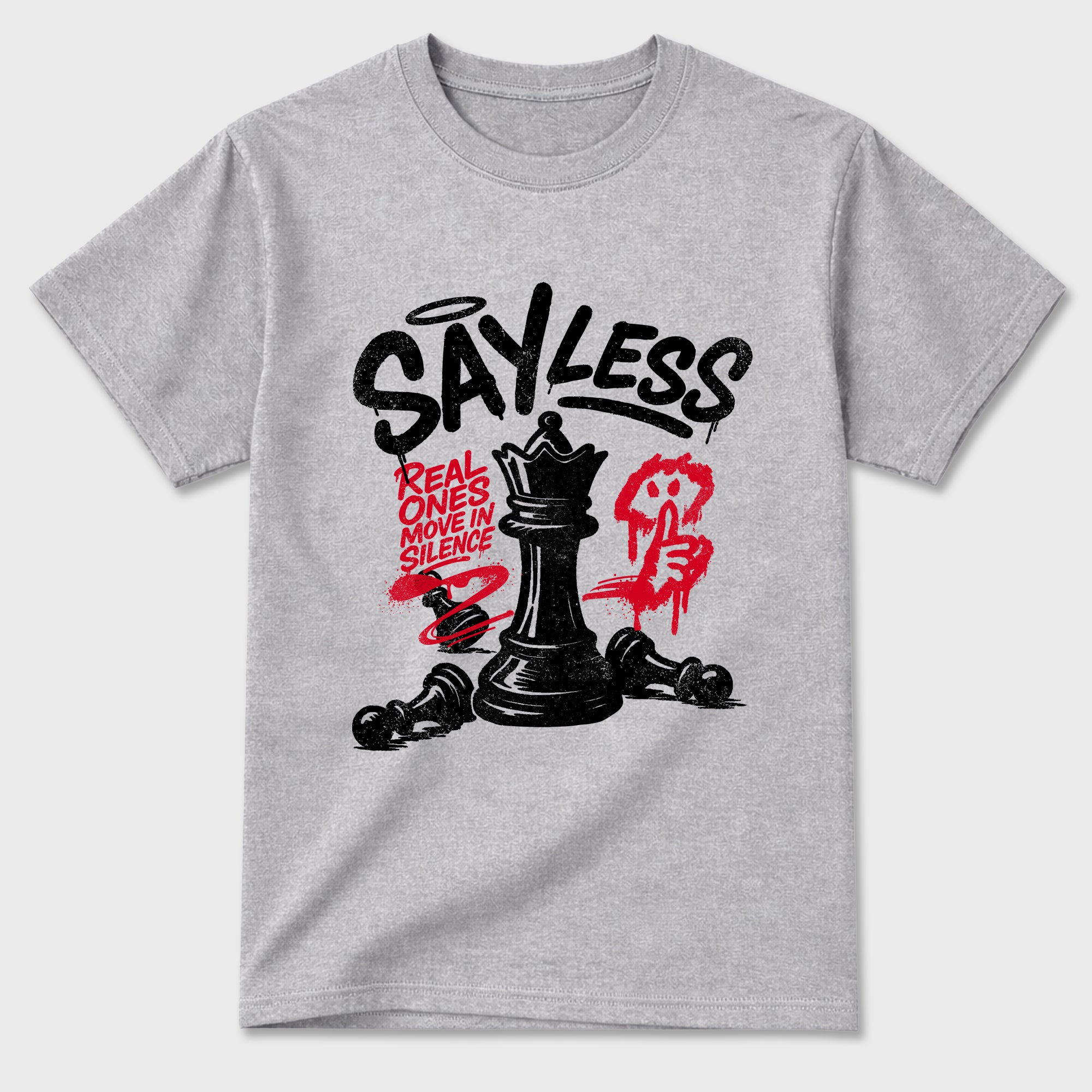 Sneaker match tees – Sneaker Tees To Match Air Jordan 1 Flight Club Shoes – Say Less Tee Heather Grey 2