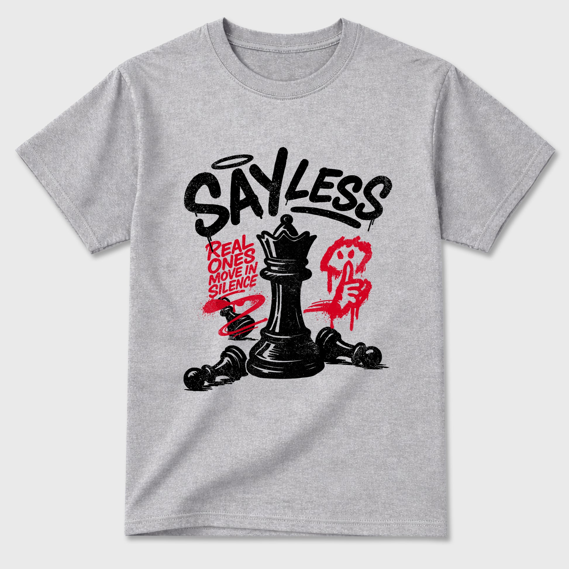 Sneaker match tees – Sneaker Tees To Match Air Jordan 1 Flight Club Shoes – Say Less Tee Heather Grey 2