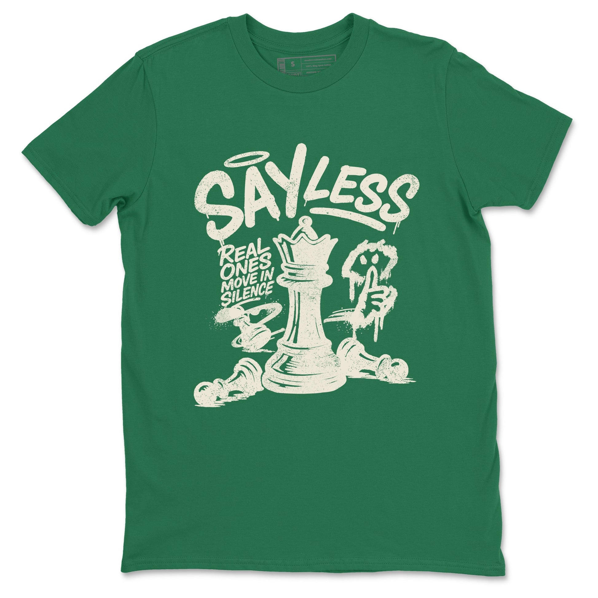 Sneaker Threads – Sneaker Tees To Match Air Jordan 1 Pro Green – Say Less Graphic Tee Kelly Green 2. Perfect for Jordan releases 2025 colorways.