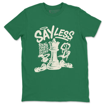Sneaker Threads – Sneaker Tees To Match Air Jordan 1 Pro Green – Say Less Graphic Tee Kelly Green 2. Perfect for Jordan releases 2025 colorways.