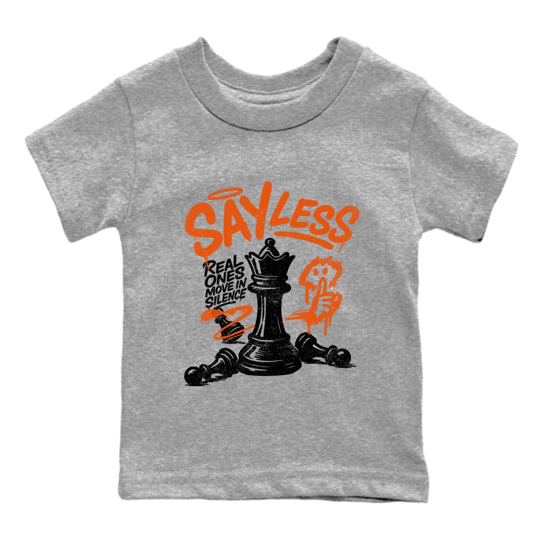 Sneaker match tees – Sneaker Tees To Match Air Jordan 1 Shattered Backboard Shoes – Say Less Kids T-Shirt Heather Grey 2