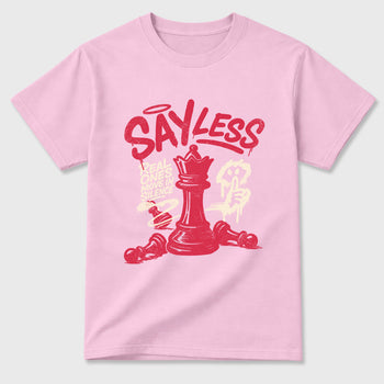 Perfect Sneakerhead Fashion Outfits – Sneaker Tees To Match Air Jordan 1 Low OG x Travis Scott Tropical Pink Shoes – Say Less Graphic Tee Pink 2