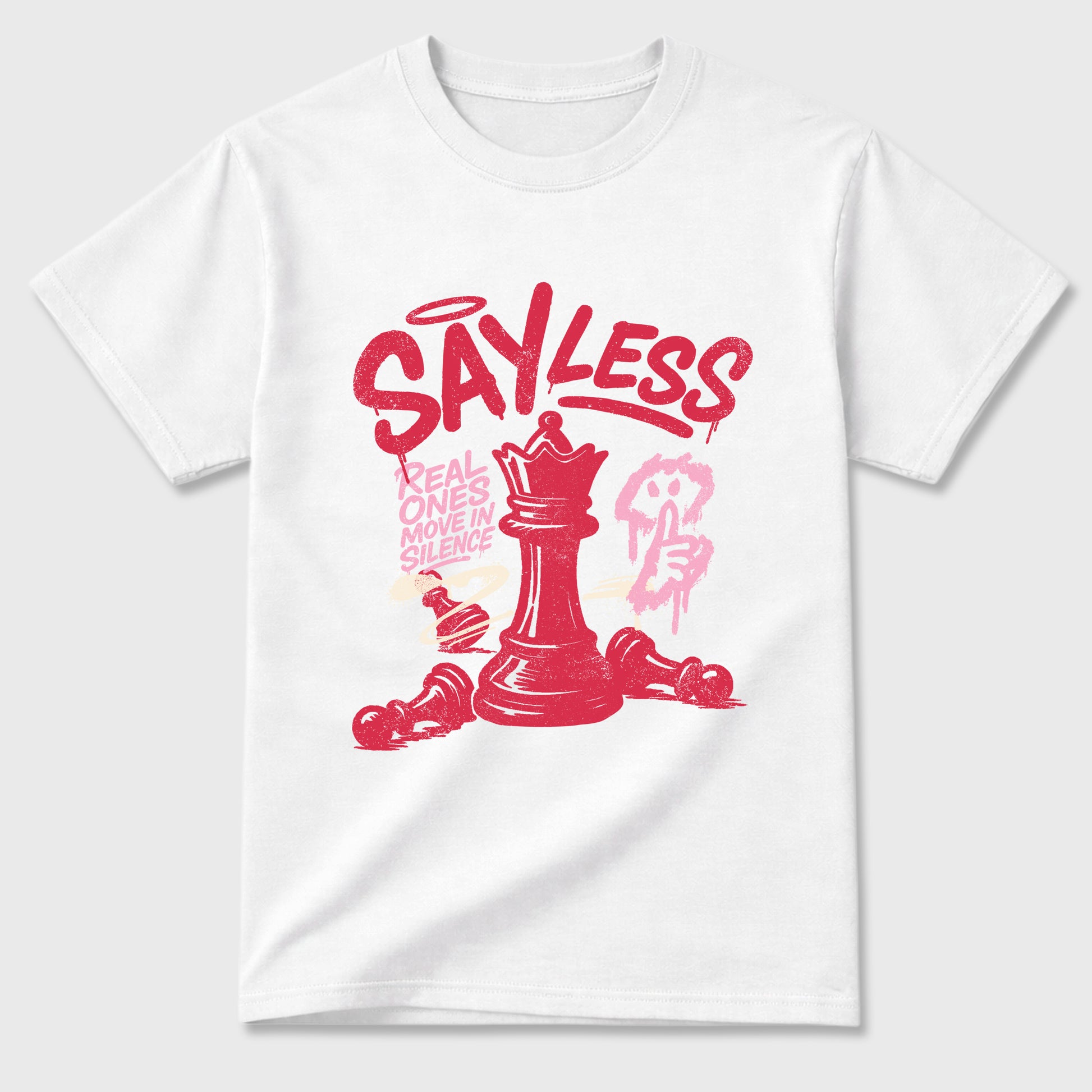 Perfect Sneakerhead Fashion Outfits – Sneaker Tees To Match Air Jordan 1 Low OG x Travis Scott Tropical Pink Shoes – Say Less Graphic Tee White 2
