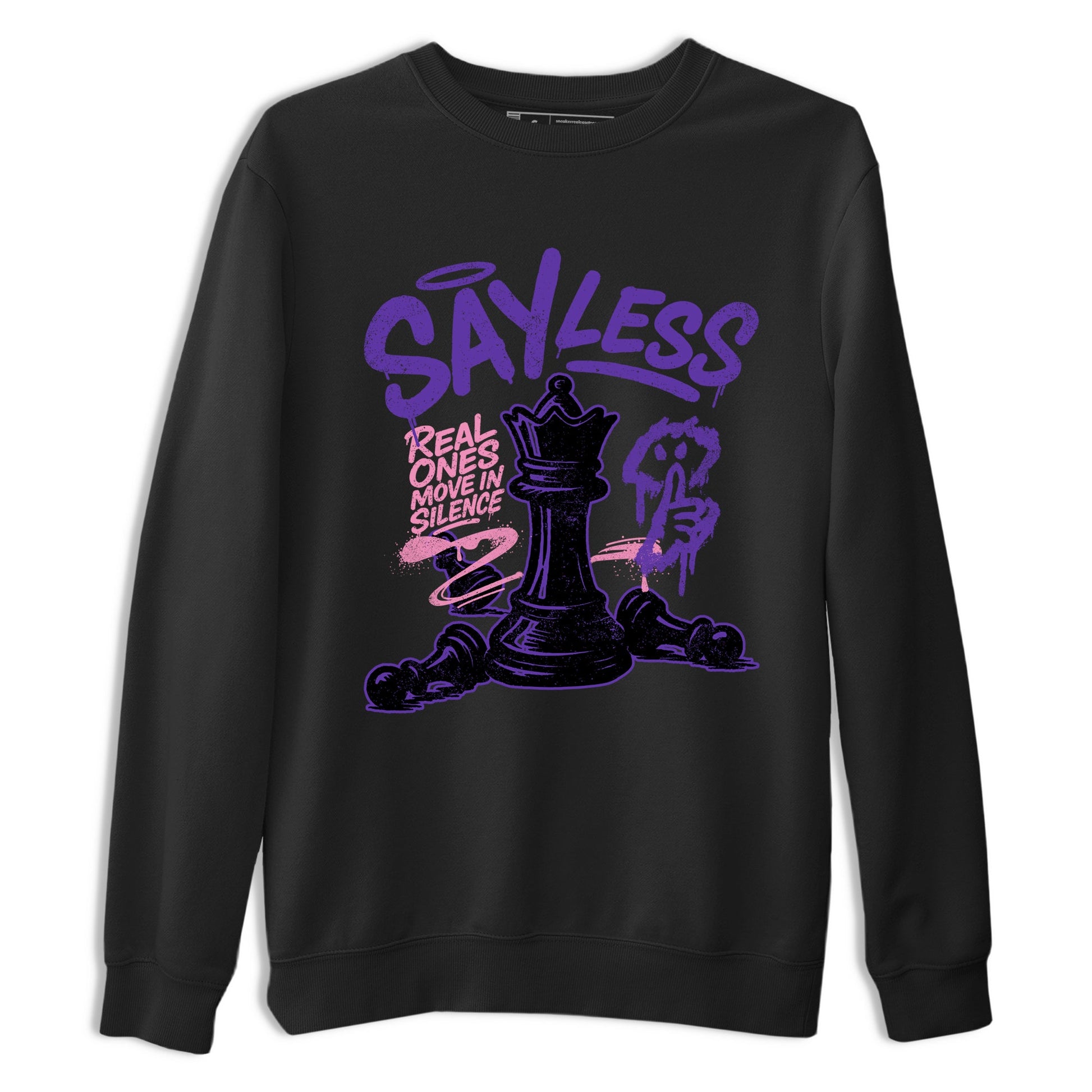Sneaker match tees – Sneaker Tees To Match Air Jordan 11 Canyon Purple Shoes – Say Less Tee Black 2