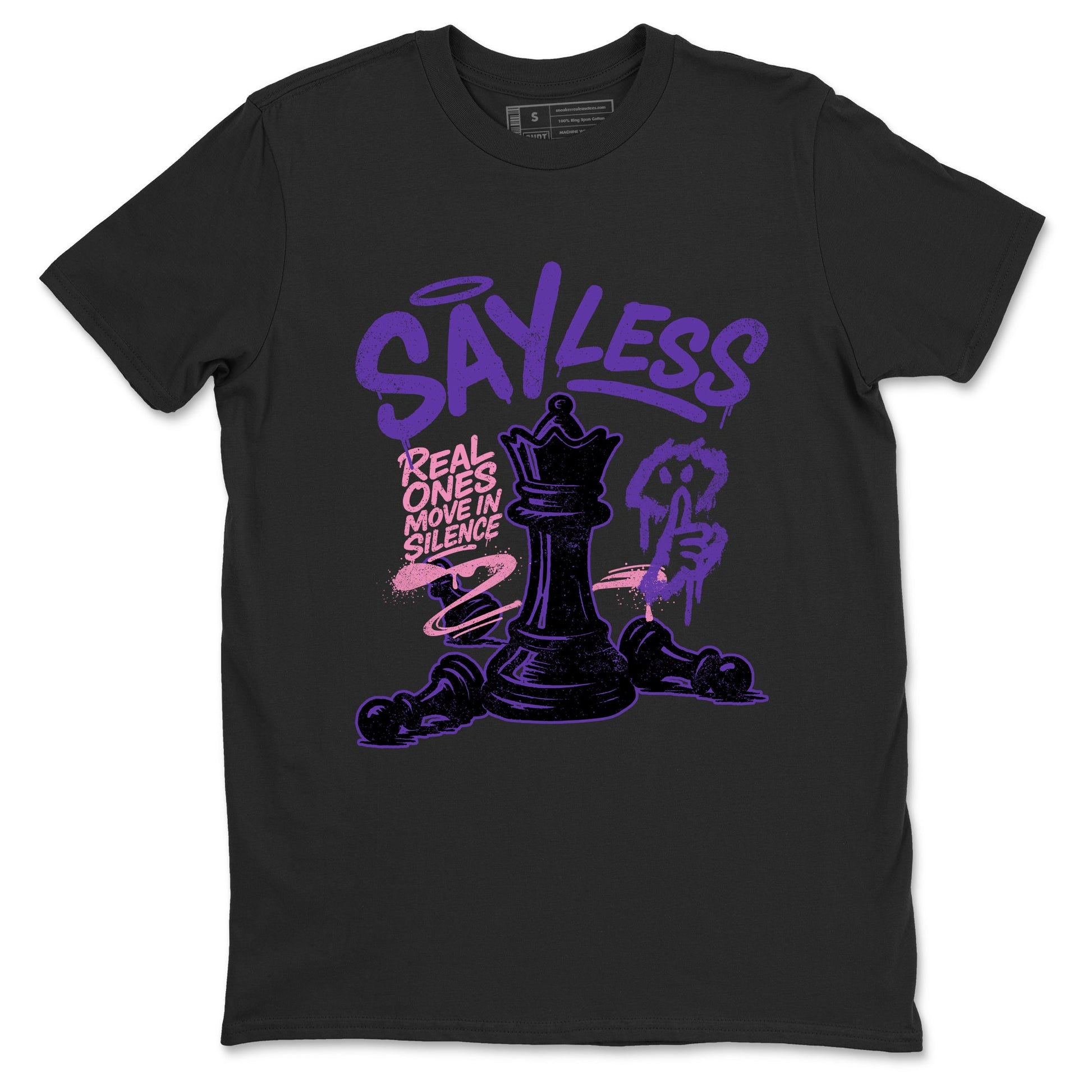 Sneaker match tees – Sneaker Tees To Match Air Jordan 11 Canyon Purple Shoes – Say Less Tee Black 2