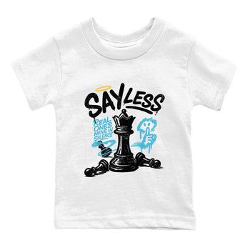 Sneaker Threads – Sneaker Tees To Match Air Jordan 11 Retro Gamma – Say Less Youth Graphic Tee White 2. Perfect for Jordan releases 2025 colorways.