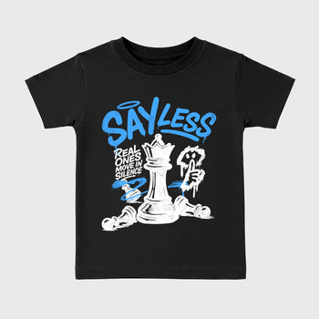 Sneaker match tees – Sneaker Tees To Match Air Jordan 11 University Blue Shoes – Say Less Kids T-Shirt Black 2