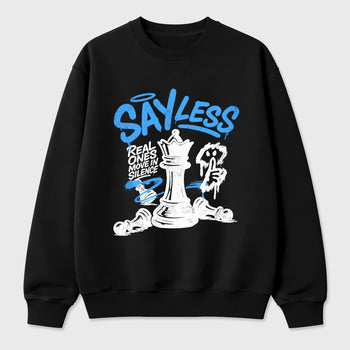 Sneaker match tees – Sneaker Tees To Match Air Jordan 11 University Blue Shoes – Say Less Tee Black 2