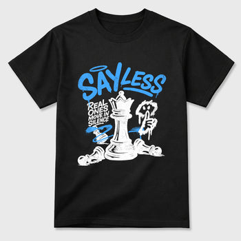 Sneaker match tees – Sneaker Tees To Match Air Jordan 11 University Blue Shoes – Say Less Tee Black 2