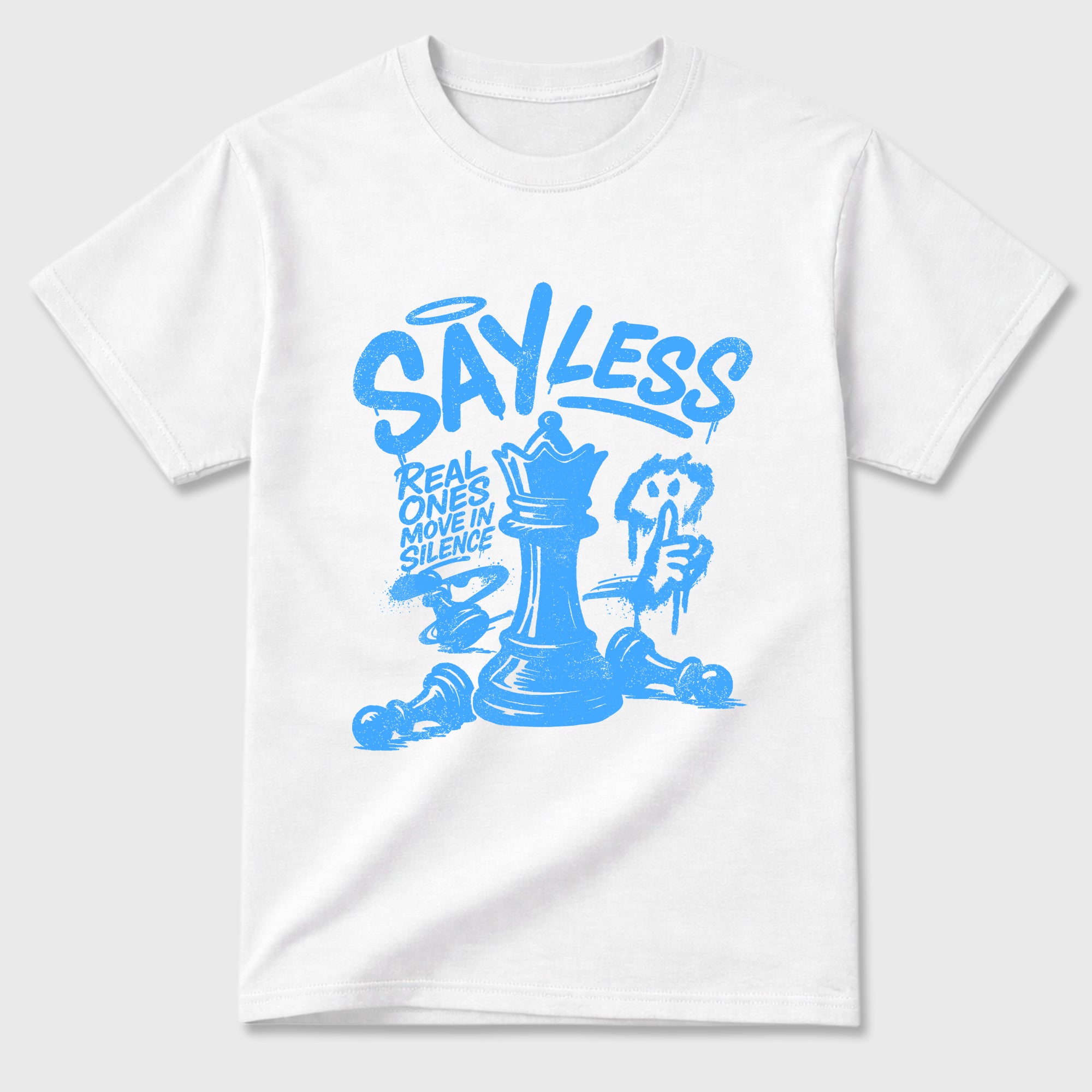 Sneaker match tees – Sneaker Tees To Match Air Jordan 11 University Blue Shoes – Say Less Tee White 2