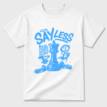 Sneaker match tees – Sneaker Tees To Match Air Jordan 11 University Blue Shoes – Say Less Tee White 2