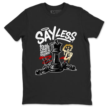 Sneaker match tees – Sneaker Tees To Match Air Jordan 12 Taxi Shoes – Say Less Tee Black 2