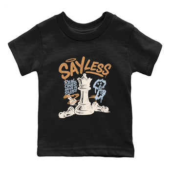 Sneaker match tees – Sneaker Tees To Match Air Jordan 3 Champagne and Oysters Shoes – Say Less Kids T-Shirt Black 2